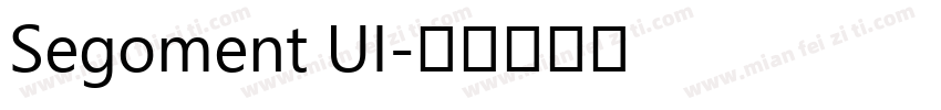 Segoment UI字体转换